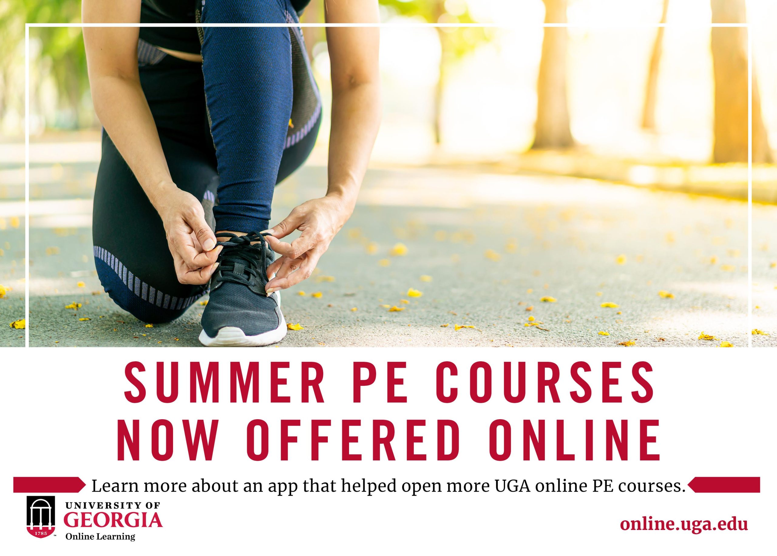 Expanded App Helps Open More UGA Online PE courses UGA Online