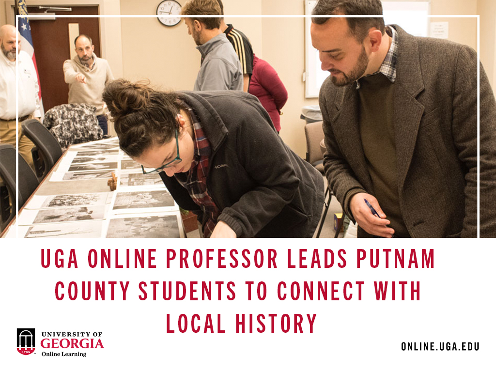 UGA online professor leads putnam county students to connect with local history