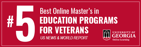 #5 ranking for best Master's of Education Programs for Veterans