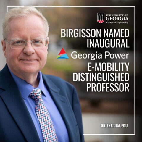 Birgisson named inaugural Georgia Power E-Mobility Distinguished Professor Graphic