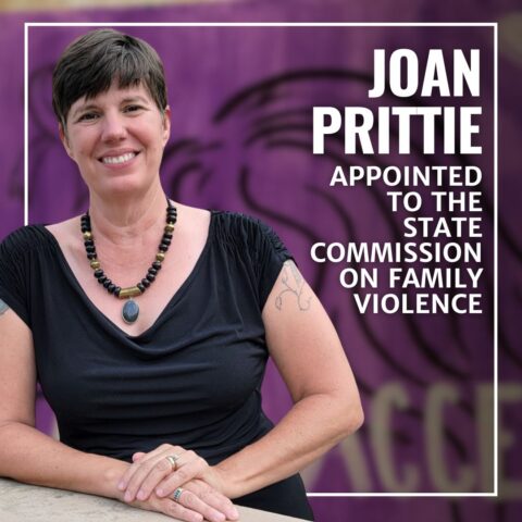 Joan Prittie Appointed to the State Commission on Family Violence graphic