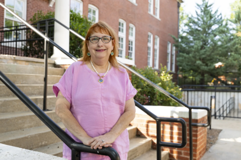 Dee McKinney outside UGA